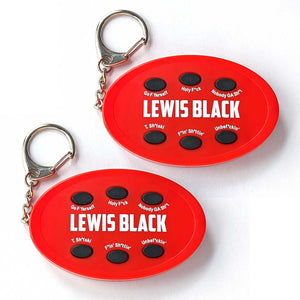 Bundle of 2 Lewis Black Profane Keychains